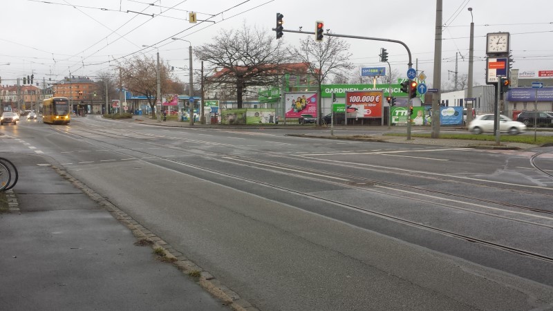 DVB und Stadt planen den Umbau der Großenhainer Straße  Foto: Frank Loose