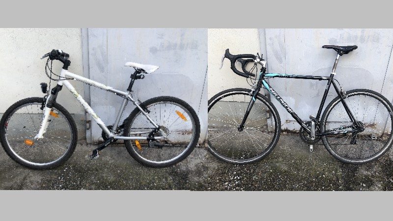 Das Polizeirevier Pirna sucht nach den Eigentümern zweier Fahrräder, die die Bundespolizei im November sichergestellt hat.  Foto: Polizei