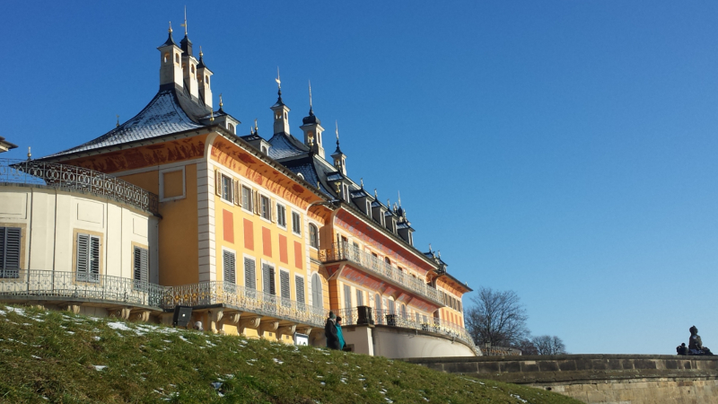 Schloss und Park Pillnitz laden zu  jeder Jahreszeit ein ©MeiDresden.de