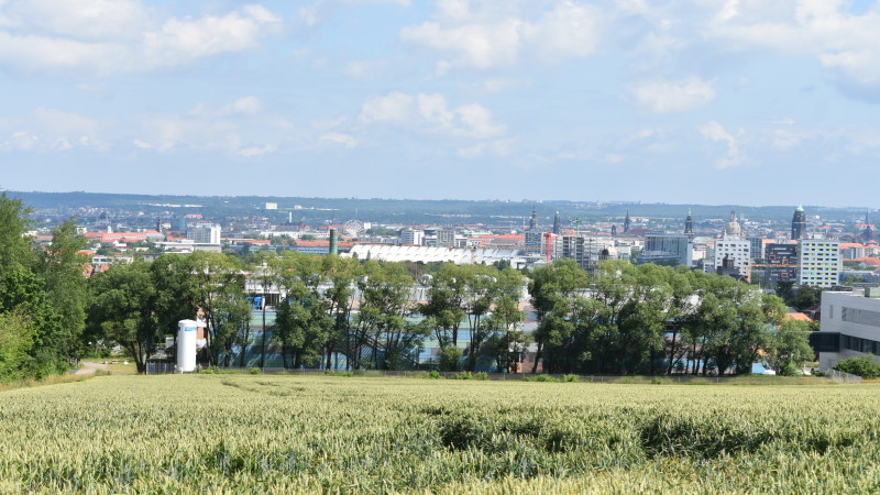 "Dresdner Südpark" Blick Richtung Stadt  Foto: © MeiDresden.de