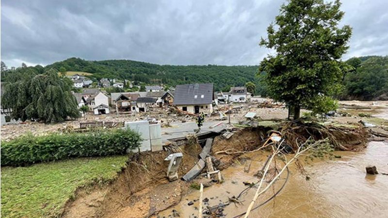 Besonders hart traf es unter anderem das Ahrtal in Rheinland Pfalz. Dort gab es ein katastrophales Hochwasser historischen Ausmaßes © WetterOnline