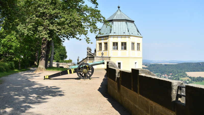 Auf der Festung Königstein  Foto: © MeiDresden.de/Mike Schiller