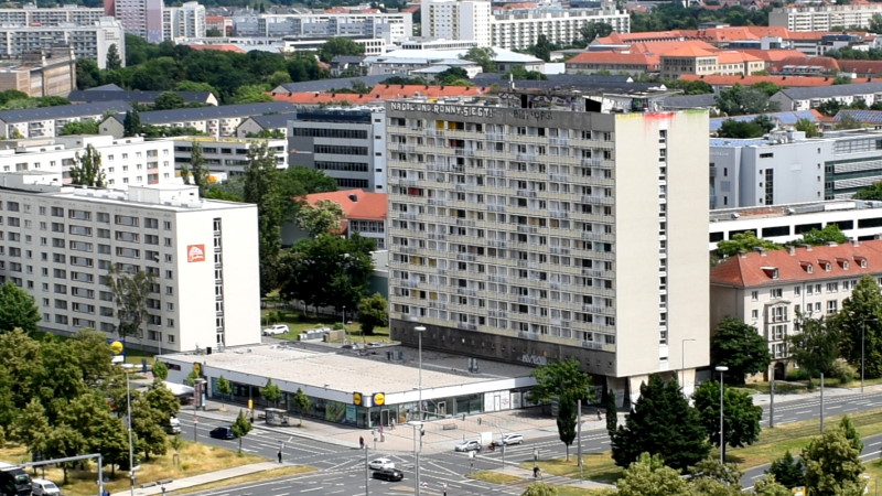 Hochhaus Pirnaischer Platz: QUARTERBACK plant schnellen Baustart   Foto: MeiDresden.de/Mike Schiller