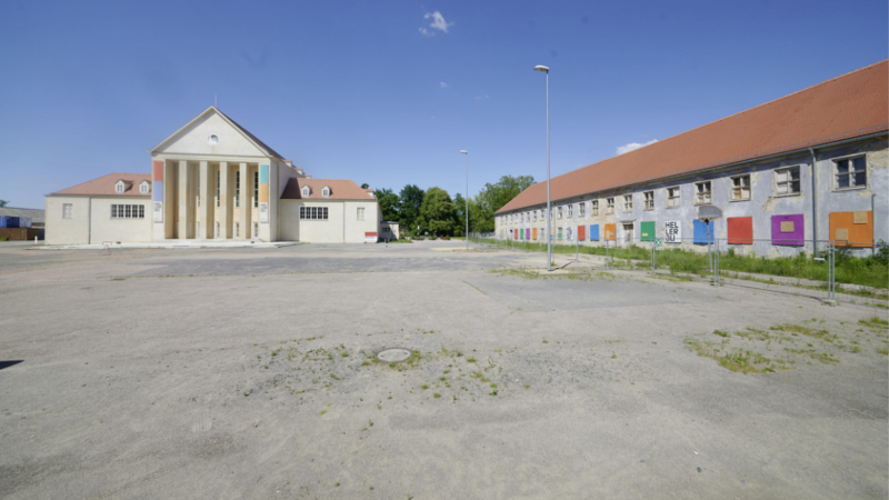 Hellerau: Baubeginn am Ostflügel des Festspielhauses ©Stephan Floss 