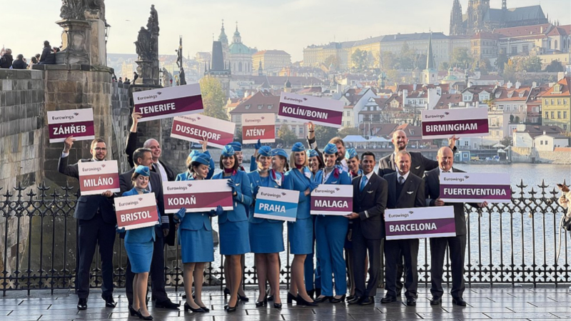 Eurowings baut in Prag aus: Neue Sommerziele für 2022 ©Eurowings