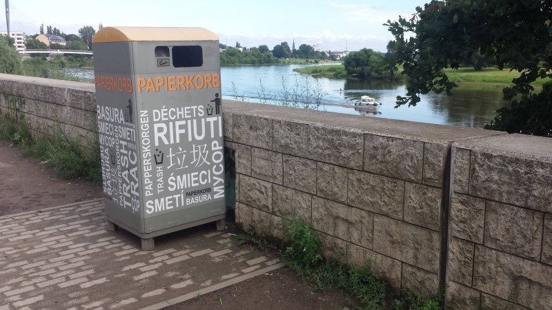 #Nichtganzsauber: Initiativen zur Stadtsauberkeit sammelten zehn Tonnen Müll ©MeiDresden.de