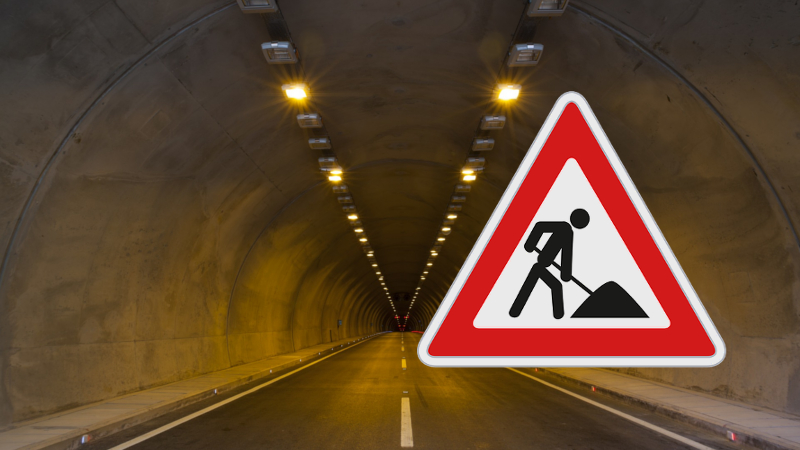 Wartungsarbeiten am Waldschlößchentunnel - Tunnel wechselseitig gesperrt ©MeiDresden.de(Symbolfoto)
