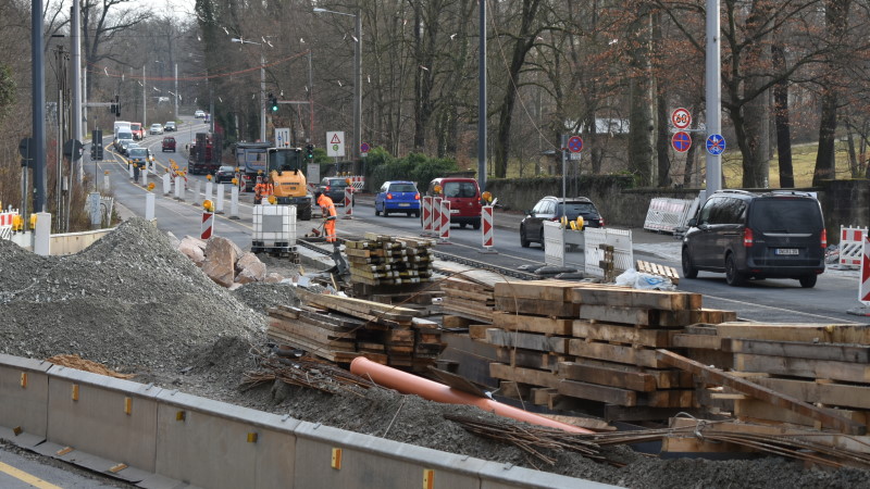 Die Bauarbeiten sind noch immer nicht fertig!  Foto: © MeiDresden.de
