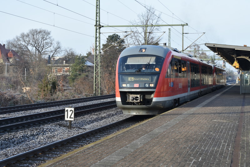 Fahrbefehl für die Deutsche Bahn im VVO-Dieselnetz  Foto: EXKLUSIV © MeiDresden.de/Mike Schiller