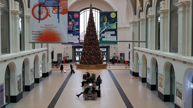 Dresdner Hauptbahnhof wird am Samstag, 18. Dezember zum Impfbahnhof © MeiDresden.de