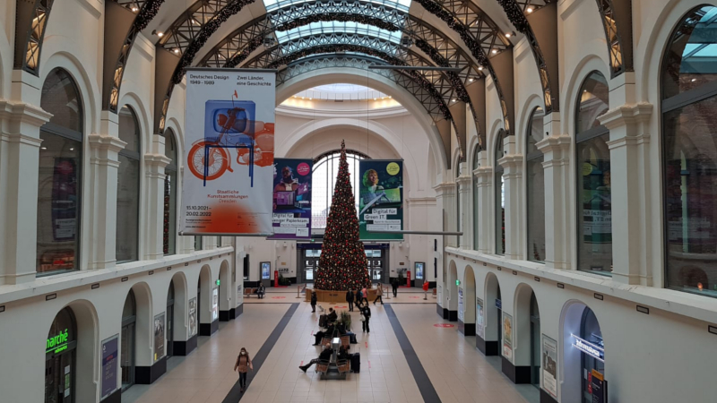Dresdner Hauptbahnhof wird am Samstag, 18. Dezember zum Impfbahnhof © MeiDresden.de