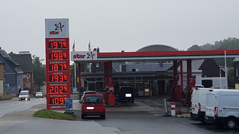 Tankstelle in Altenberg  ©  MeiDresden.de