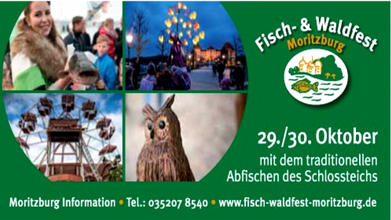 Fisch- und Waldfest am 29. und 30. Oktober in Moritzburg © Kulturlandschaft Moritzburg