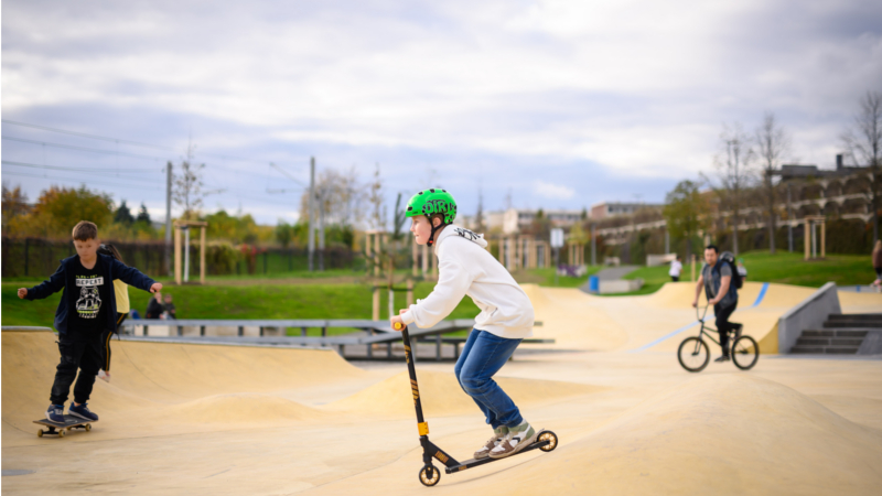 Neuer Skate- und Streetsportpark in Gorbitz ©EWG/ Toni Kretschmer