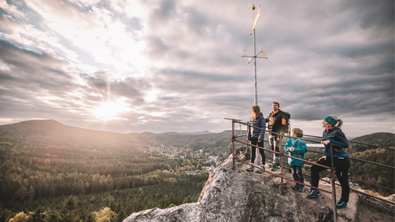 Wandern mit Familie im Zittauer Gebirge ©Philipp Herfort