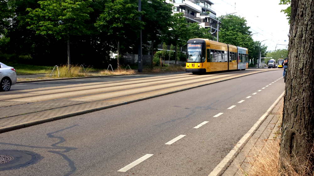 Ab Montag Gleisbau auf der Lennéstraße ©MeiDresden.de