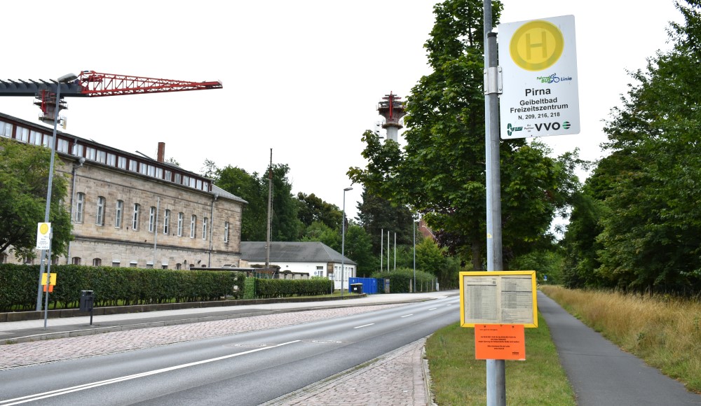 Pirna - Rottwerndorfer Straße am DDR-Museum © MeiDresden.de/Mike Schiller