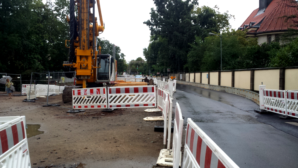 Neustadt: Neue Bauphase an der Bautzner Straße ©MeiDresden.de