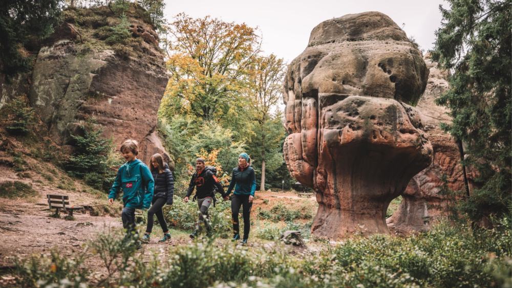 Wandern mit Familie im Zittauer Gebirge ©Philipp Herfort
