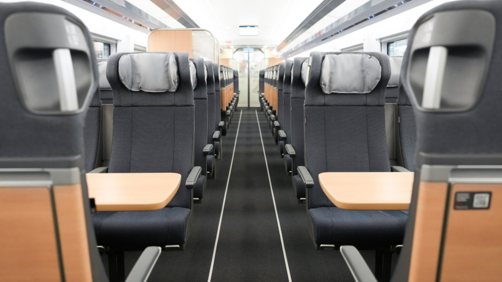 Neues ICE Innendesign 2 Klasse im ICE 3neo ©Deutsche Bahn/ Oliver Lang