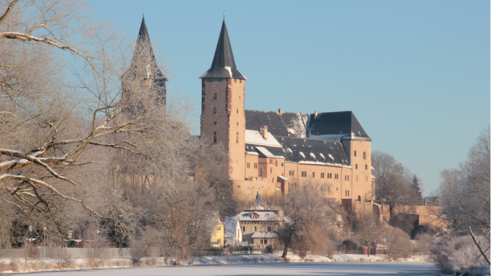 Schloss Rochwitz im Winter ©Antje Krahnstöver
