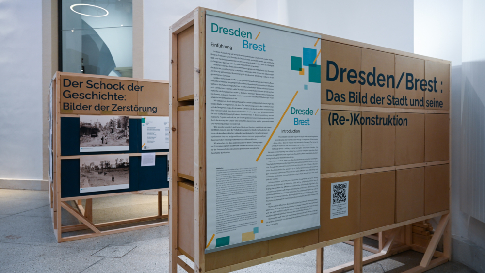 Dresden Brest Das Bild der Stadt seine (Re) Konstruktion  - Eingang ©Anja Schneider