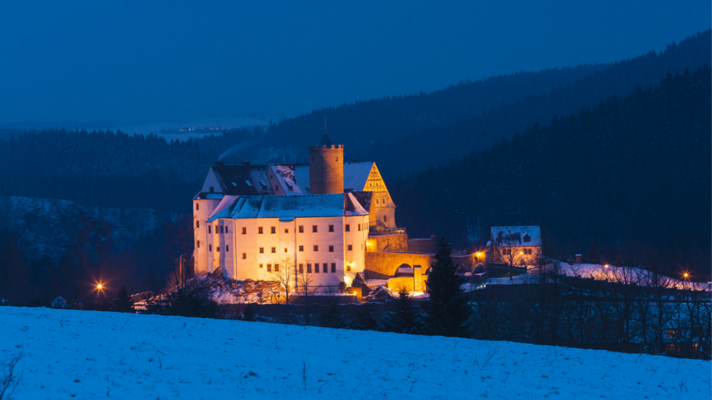Burg Scharfenstein im Winter ©ASL Schlossbetriebe gGmbH Dittrich 