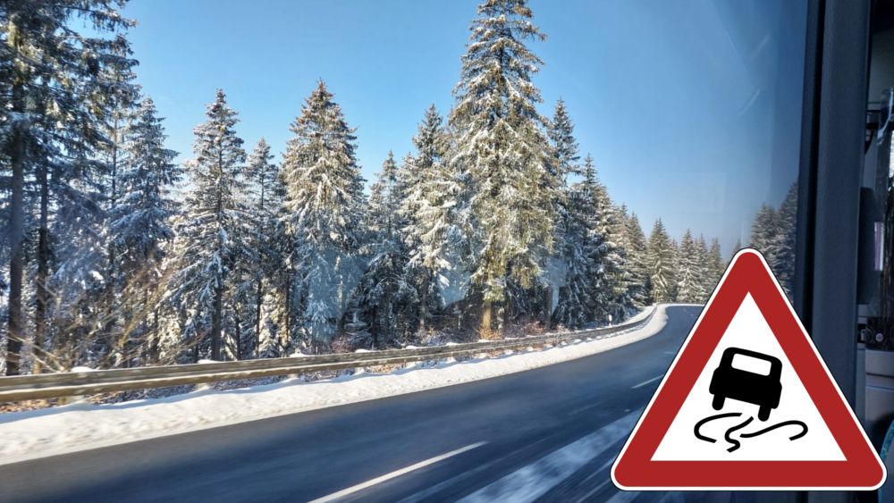 Autofahren auf glatten Straßen - Gut vorbereitet den Stresslevel senken ©MeiDresden.de