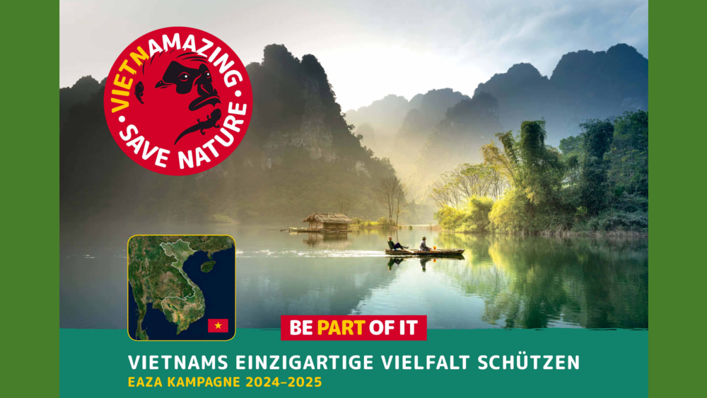 Europaweite Kampagne zum Schutz der vietnamesischen Artenvielfalt ©Zoo Leipzig