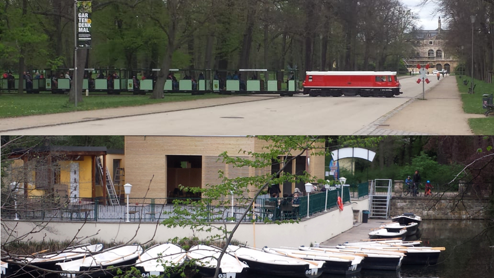 Mit der Parkeisenbahn durch den Großen Garten zum Zoo und Carolasee ©MeiDresden,.de