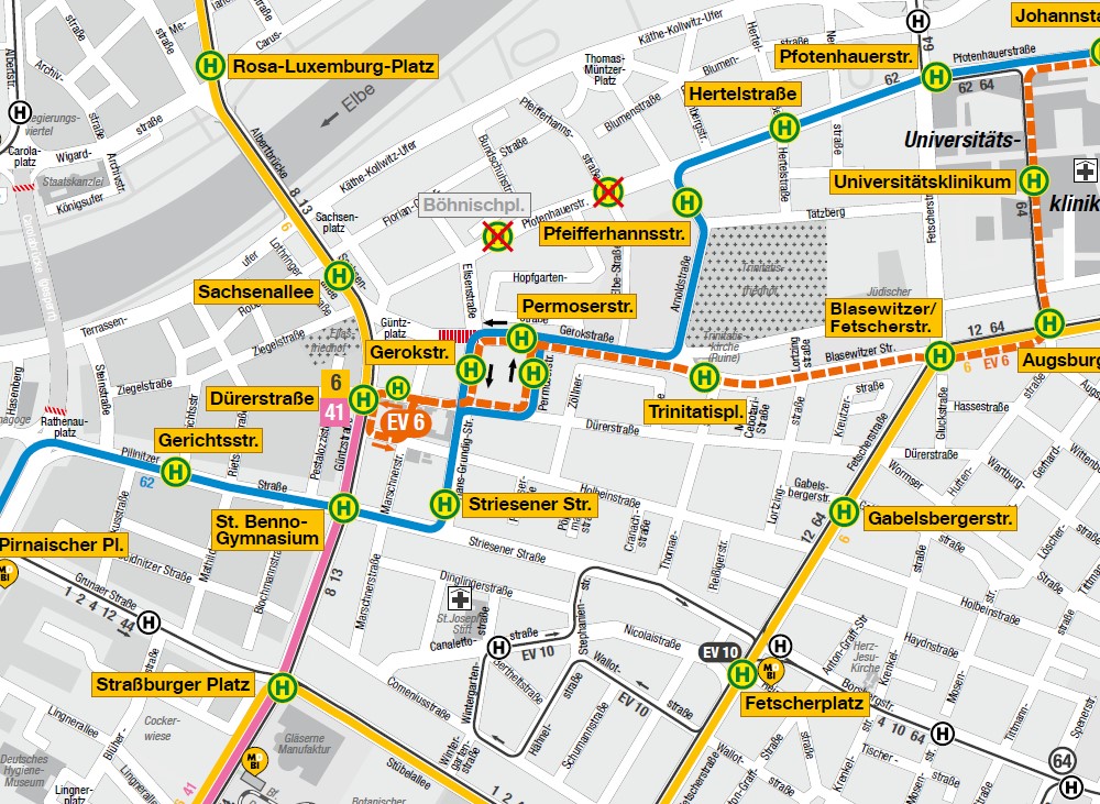 Screenshot ©  Dresdner Verkehrsbetriebe AG