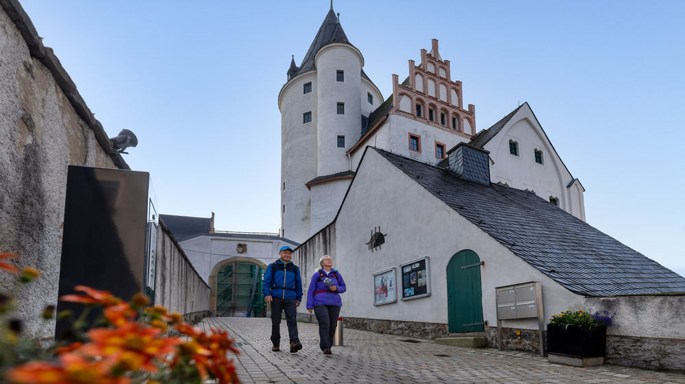 Wanderer Schwarzenberg Stadt. Foto: TVE/ Uwe Meinhold