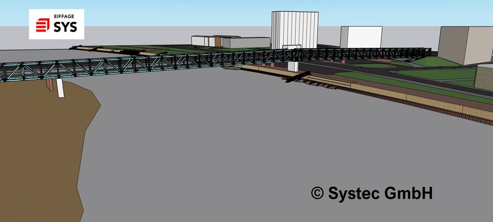  SKB Brücke - Carolabruecke . Visualisierung: SYSTEC 