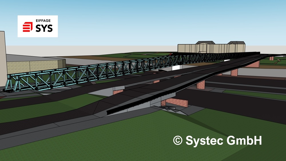  SKB Brücke - Carolabruecke . Visualisierung: SYSTEC 