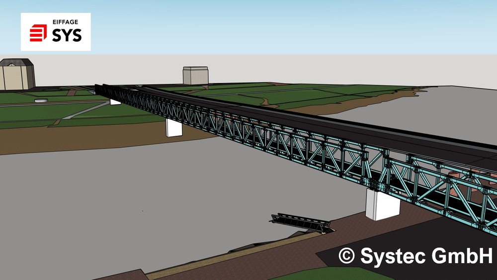  SKB Brücke - Carolabruecke . Visualisierung: SYSTEC 