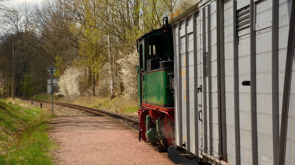 Dampflok im Fruhling. Foto: Traditionsbahn Radebeul e.V.