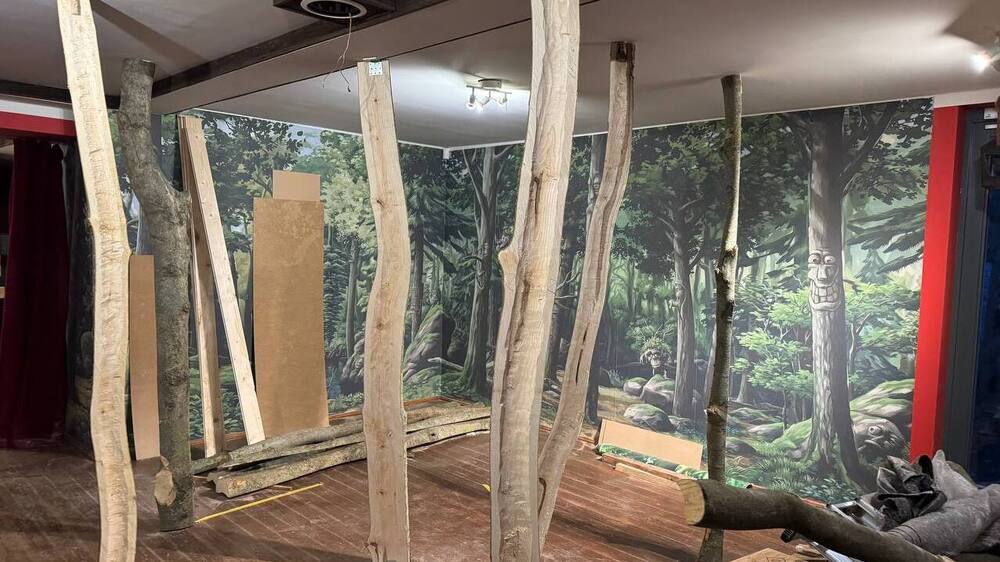 Der Umbau und die Neugestaltung sind in vollem Gange. Foto: Mystery Park Steinreich 