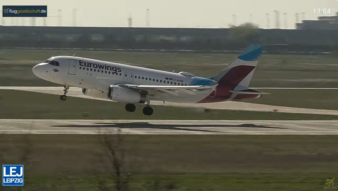 Touch & Go´s von Eurowings     Screeshot © fluggesellschaft.de   Mit freundlicher Genehmigung!