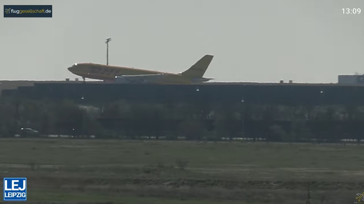 Touch & Go´s von  DHL     Screeshot © fluggesellschaft.de   Mit freundlicher Genehmigung!