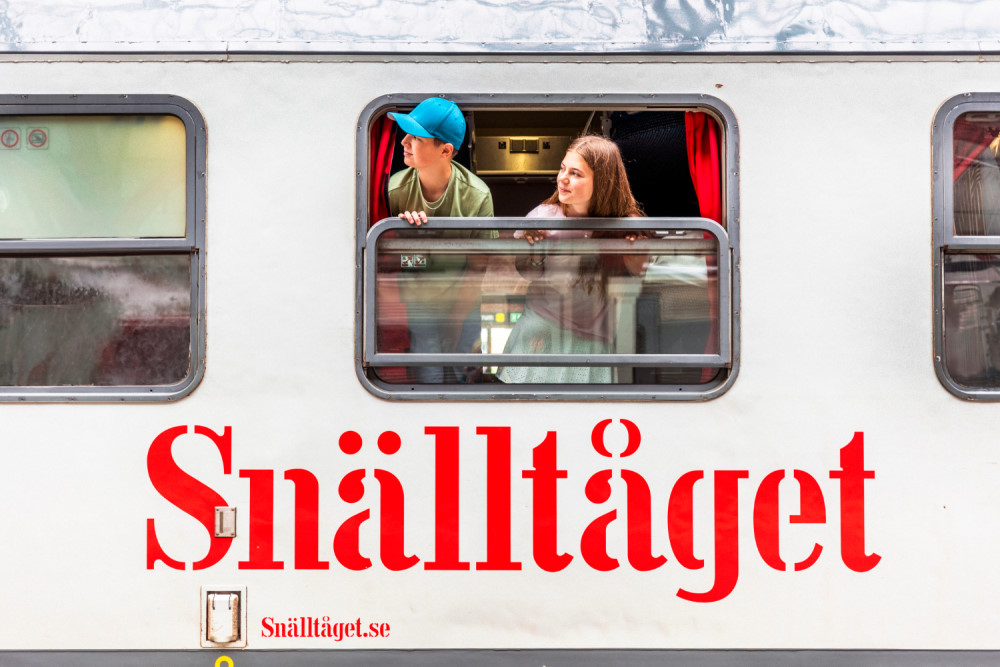 Foto:  Snälltåget 