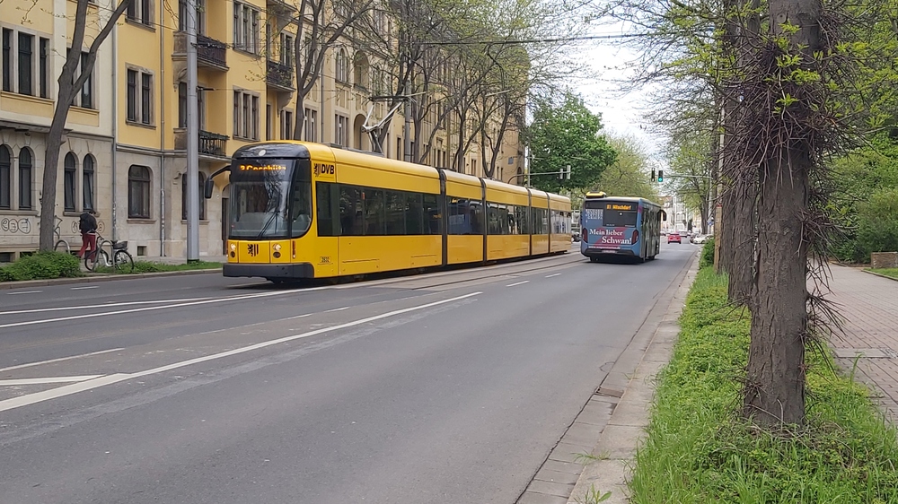 Erneuerung der Großenhainer Straße zwischen Riesaer Straße und  Trachenberger Platz rückt in greifbare Nähe. Foto: MeiDresden.de