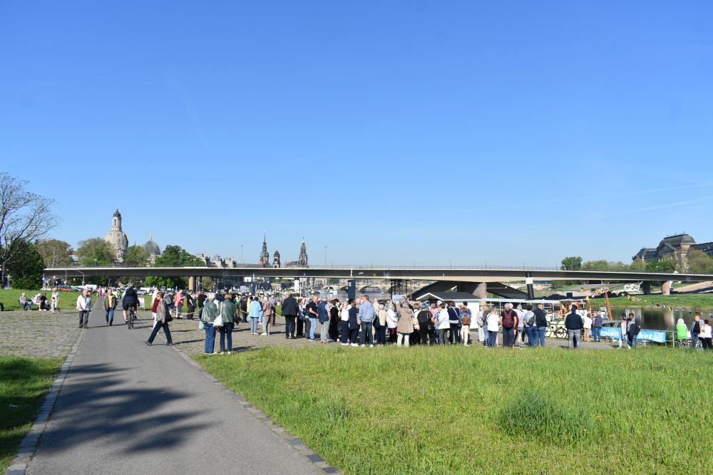 Warten auf den Zustieg. © MeiDresden.de/Mike Schiller