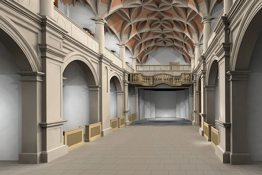 Schlosskapelle Visualisierung : SIB  Architekturbüro Anwand