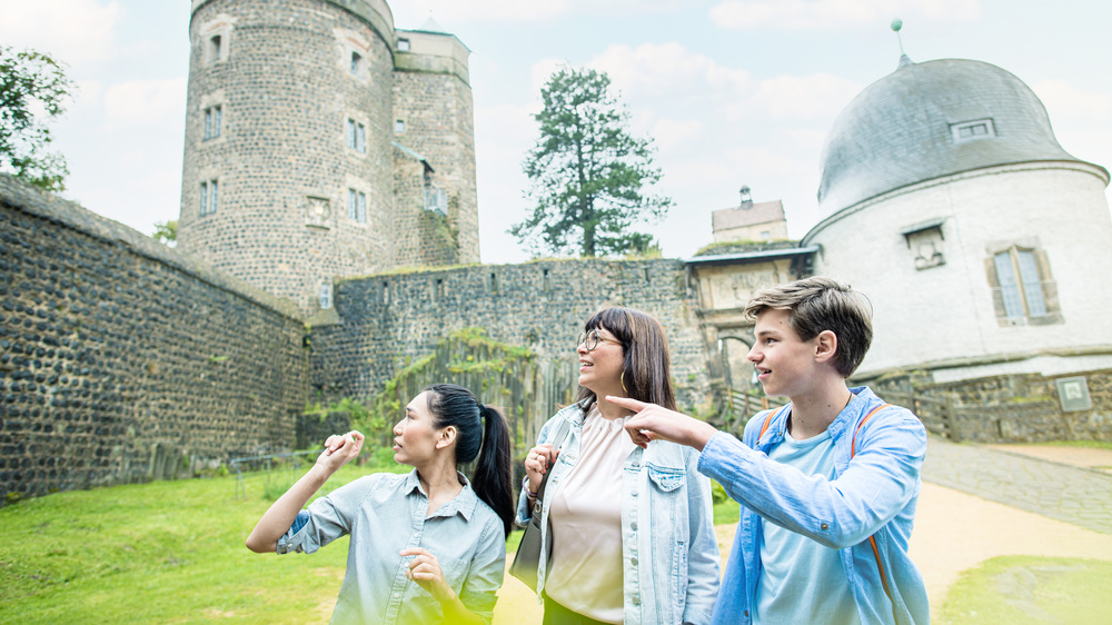 unterwegs auf der Burg Stolpen Foto © André Forner