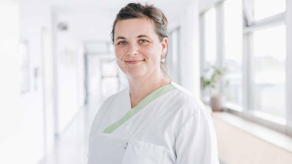 Maria Börner, Bereichsleiterin Pflege Palliativstation/Brückenteam  Foto: Die Pixelschieber / Krankenhaus St. Joseph-Stift Dresden