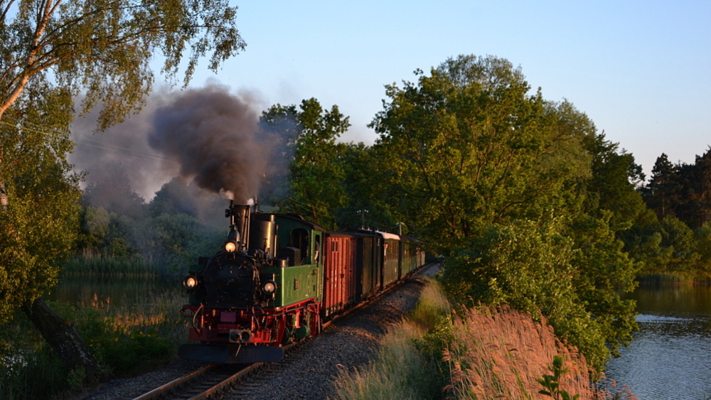 Abendfahrt mit der Traditionsbahn nach Radeburg. Foto: Traditionsbahn Radebeul e.V.