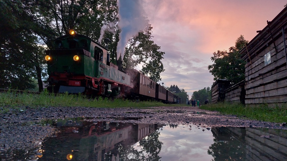 Königlich sächsischer Traditionszug in Berbisdorf Foto: Traditionsbahn Radebeul e.V.