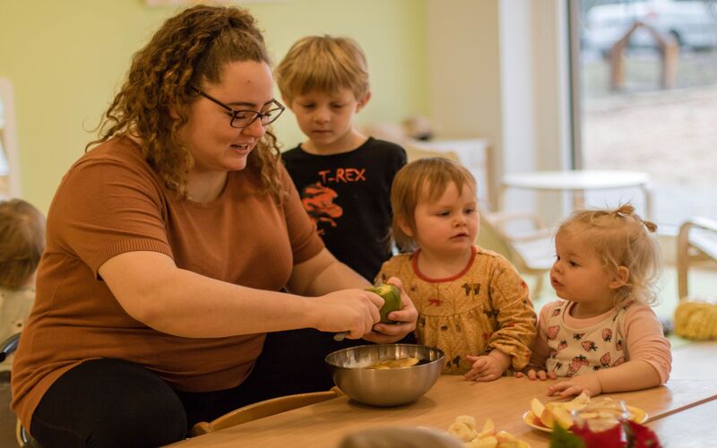 Gesunde Ernährung“ © EB Kita I Kita Pfiffikus I Marion Dunger