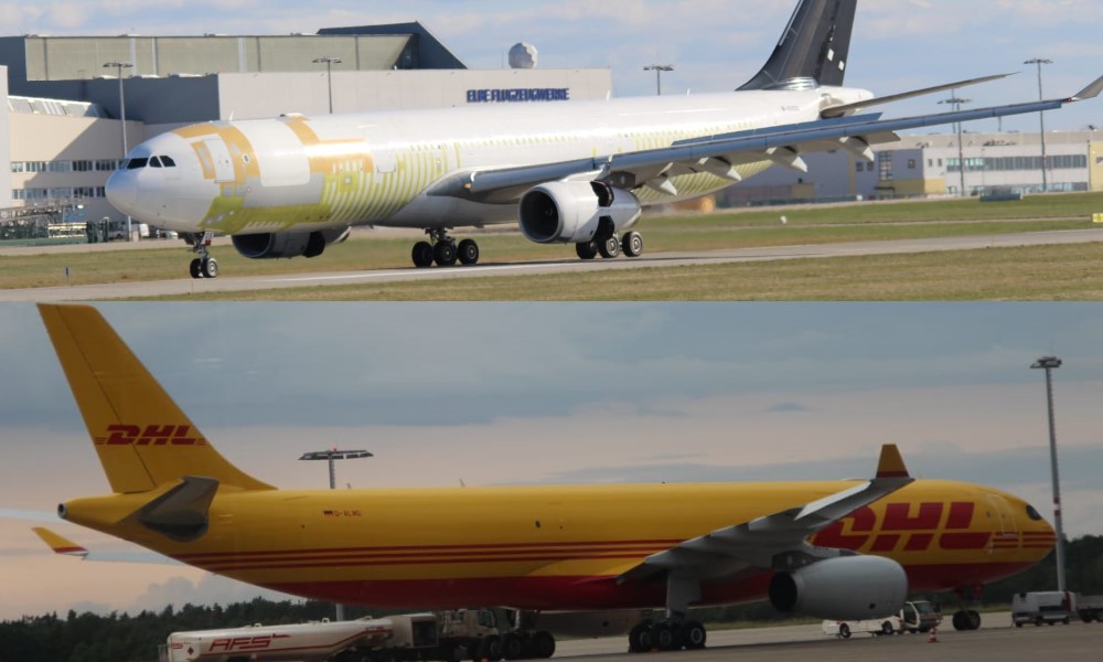 DHL Umbaufrachter - Dieser Flieger ist für die DHL in Leipzig unterwegs. Die Kennung: D-ALMG   Foto: © Tim Völkel Instagram: drs_plane.spotter