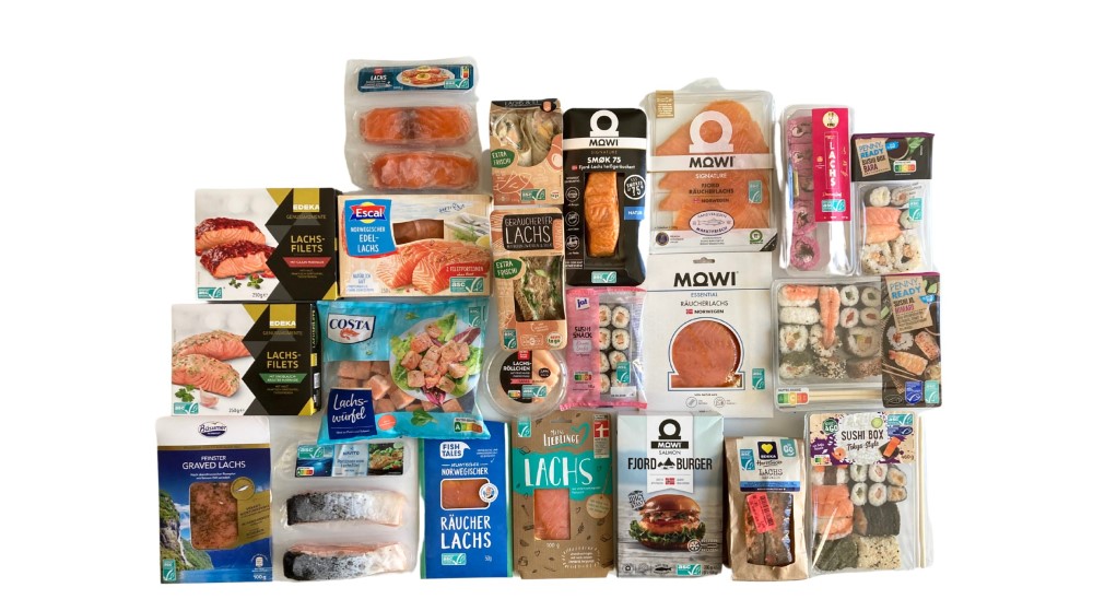 Alle 22 Lachsprodukte   Foto: foodwatch